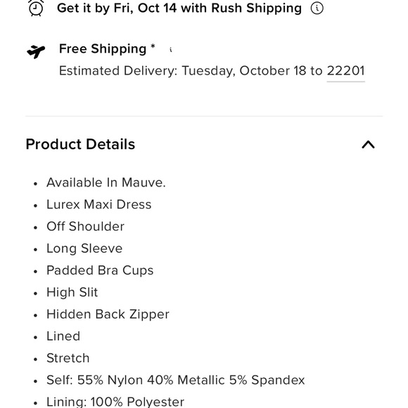 Fashion Nova Jeanette Glitter Maxi Dress in Mauve - Picture 9 of 12